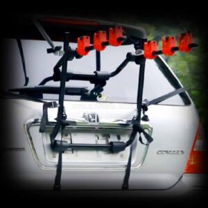 3-Bike Car Rack Carrier – Foldable Rear Mount Bicycle Rack for SUV, Sedan & Hatchback