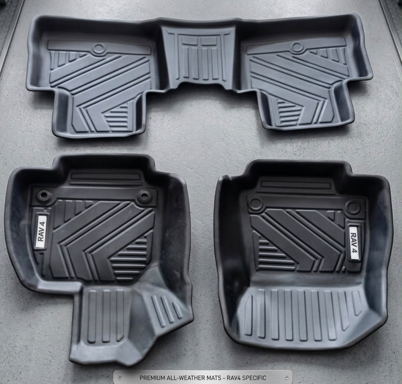 Toyota RAV4 Floor Mats 2019+ | Custom Fit Car Floor Mats | Interior Protection